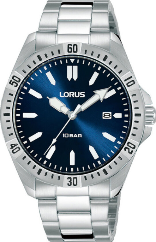 Classic Mens RH939MX9 - Kvarts - Sølv - Herreklokker - Rustfritt stål - ledd m/pin - Mineral