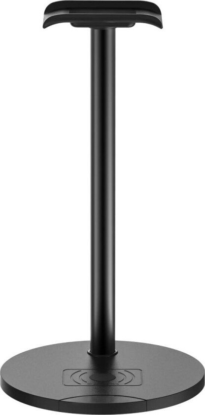 Bilde av Essentials headset-stativ med QI-lading (aluminium)