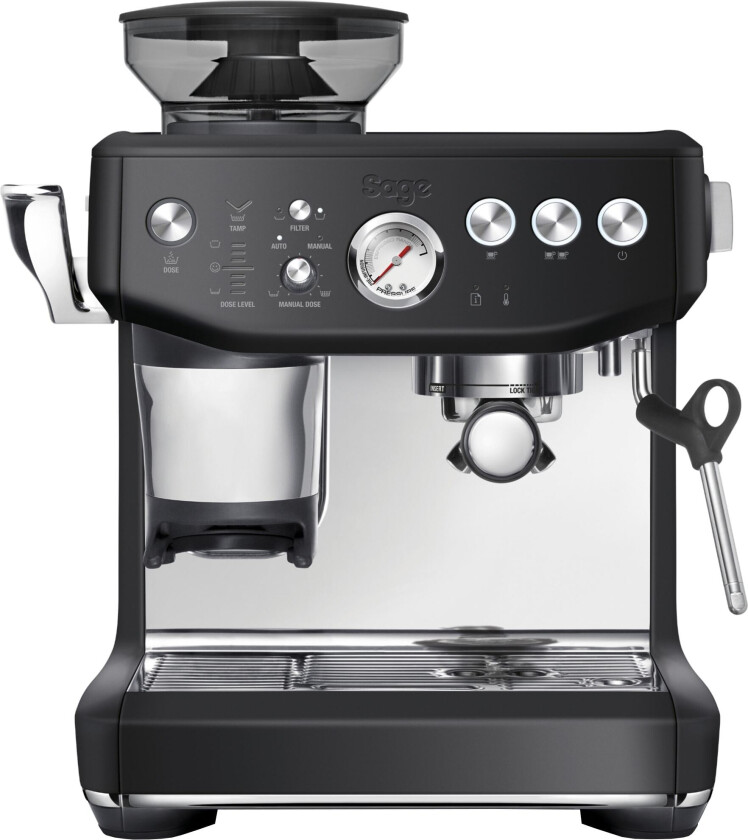 Barista Express Impress kaffemaskin SES876BTR (sort trøffel)