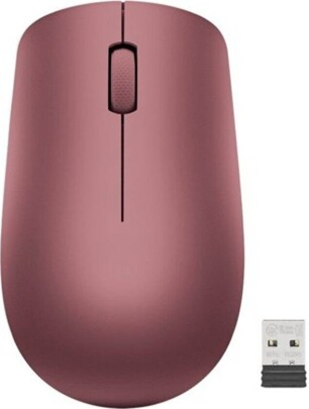 530 Wireless Mouse - mouse - 2.4 GHz - Cherry Red - Mus - Optisk - 3 knapper - Rød