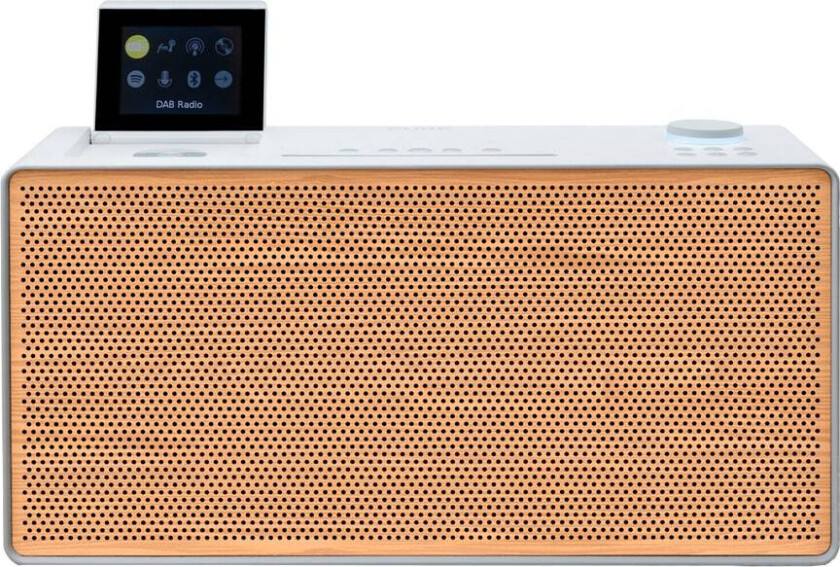 Evoke Home Wood Edition digitalradio (hvit)