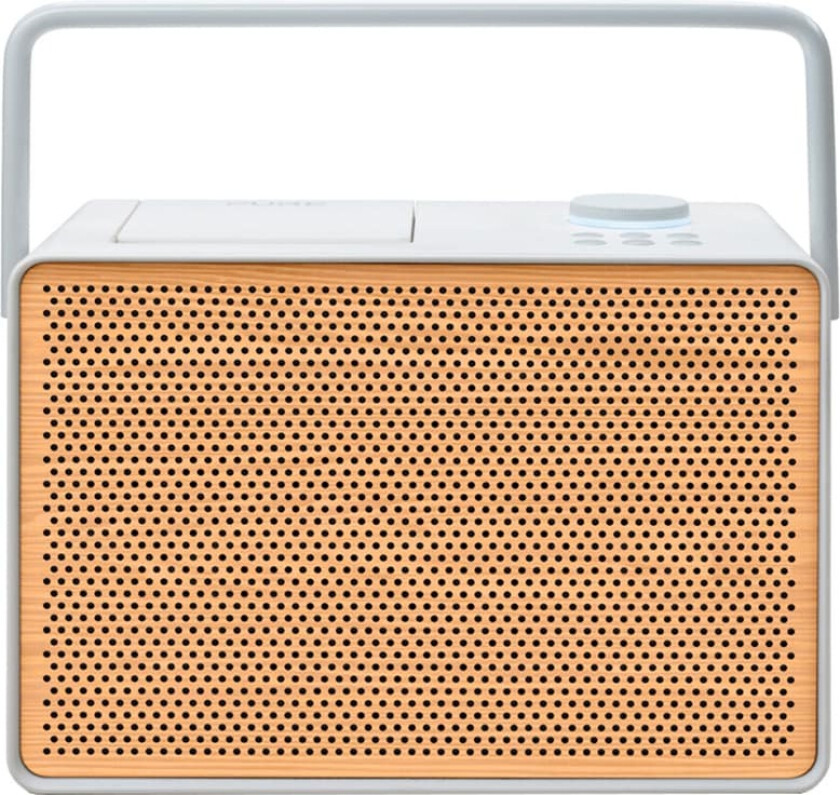 Evoke Play Wood Edition digitalradio (hvit)