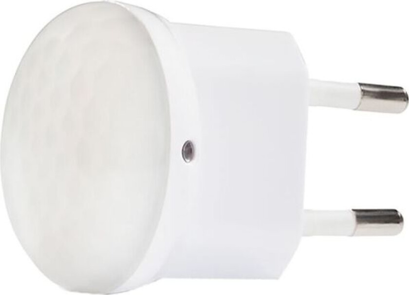 NL8 Nattlampe med sensor hvit