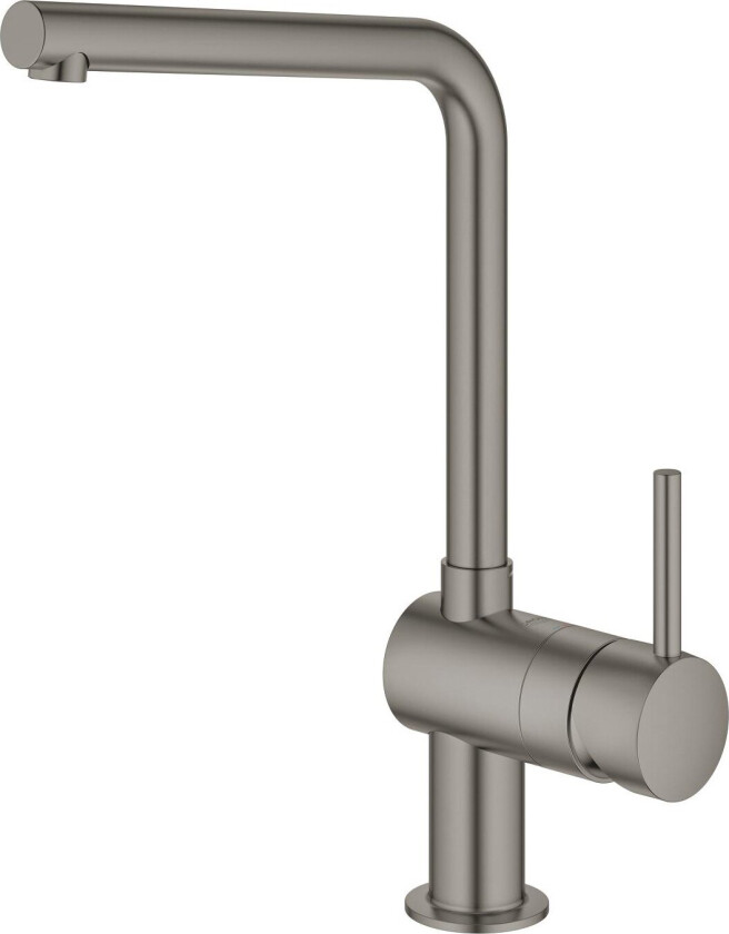 Minta blandebatteri med L-kran (hard graphite)
