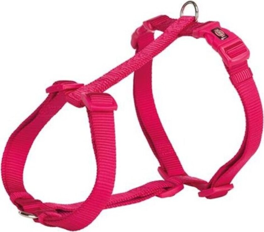 Premium H-harness XS-S: 30-44 cm/10 mm fuchsia