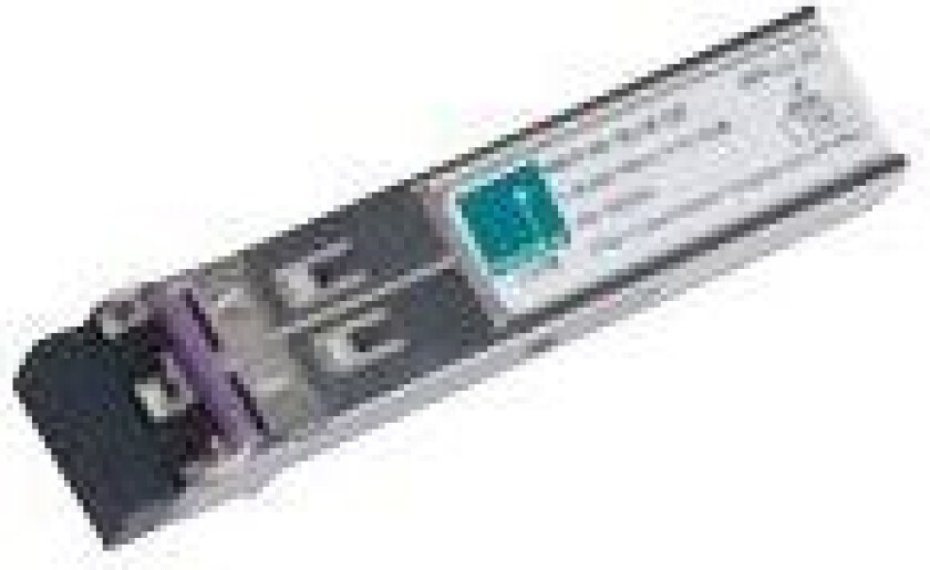 - SFP (mini-GBIC) transceivermodul - GigE - 1000Base-SX - LC multimodus - opp til 550 m - 850 nm