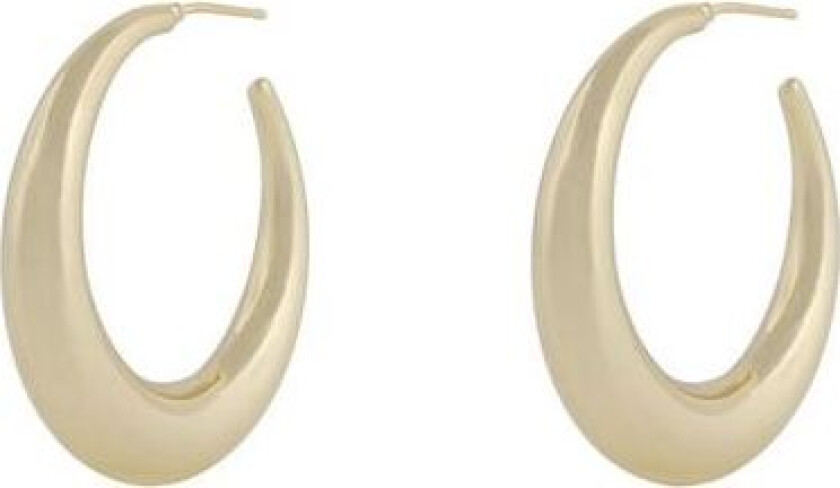 Snö Of Sweden Bella Small Ring Earring Plain Gold Onesize