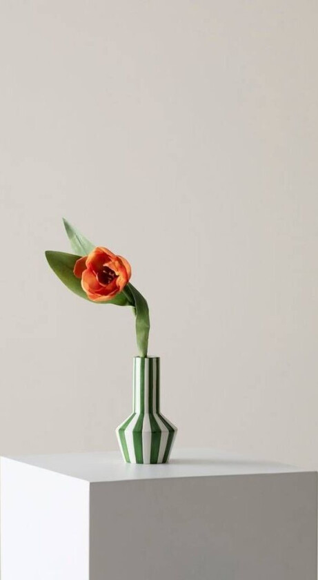 GJÖRDIS vase høyde 11,9 cm Grønn