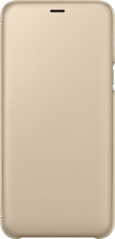 Galaxy A6+ lommebokdeksel (gull)