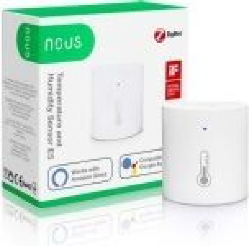 Nous E5 ZigBee fuktighets- og temperatursensor