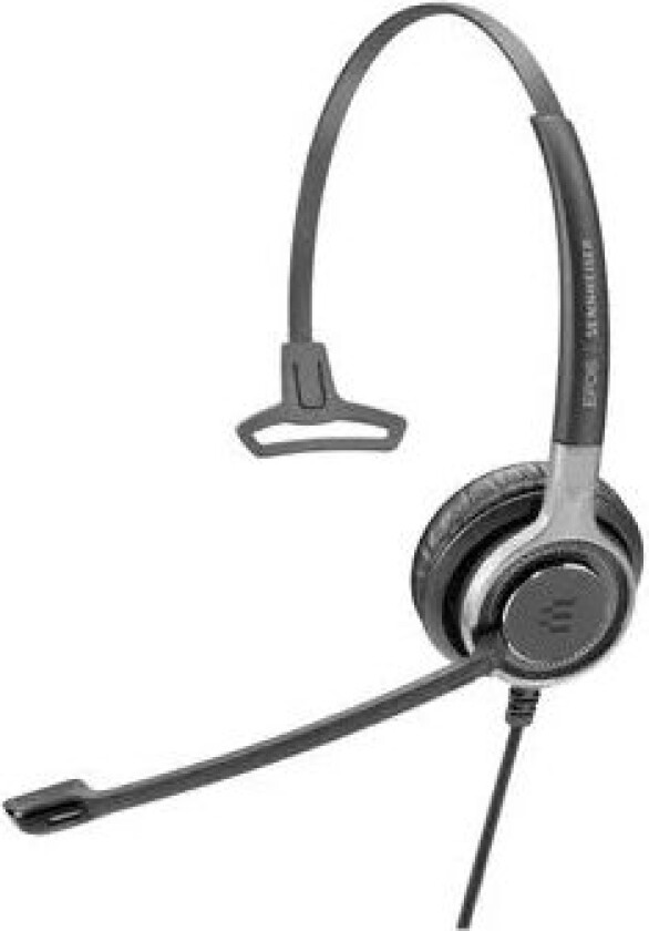 Epos Impact Sc635 Hodesett 3,5 Mm Jakk, Usb-c Optimert For Uc, Skype For Business Mono Svart, Sølv