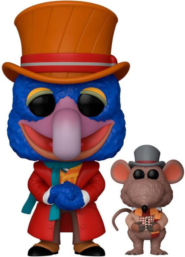 POP figure The Muppet Christmas Carol Charles Dickens with Rizzo