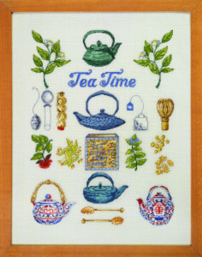 Broderisett Tea time 40x52cm