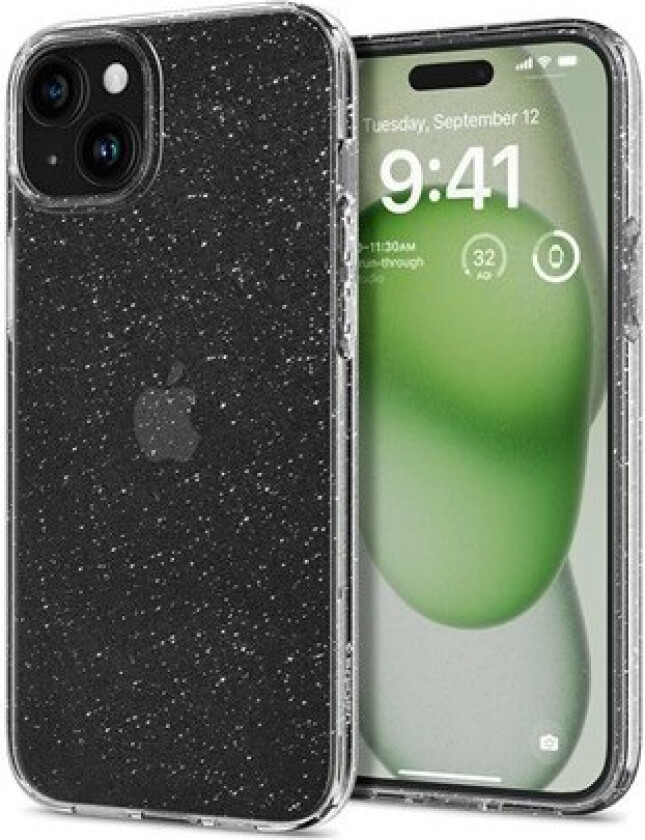 Liquid Crystal Glitter - back cover for mobile phone