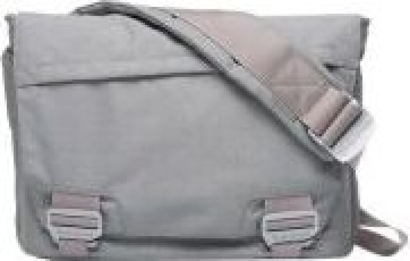 Messenger Bag - Notebookbæreveske - 17 - grå