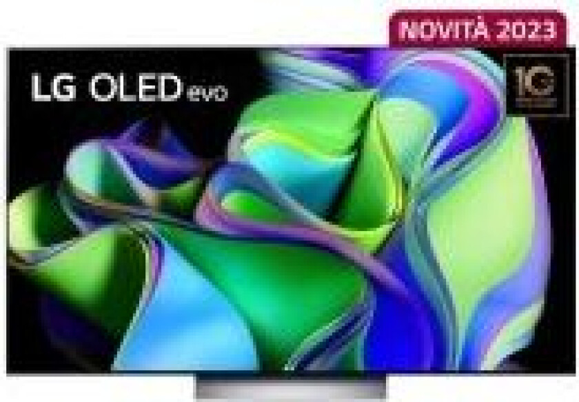 OLED evo OLED55C34LA.API, 139,7 cm (55), 3840 x 2160 piksler, OLED evo, Smart TV, Wi-Fi, Sølv