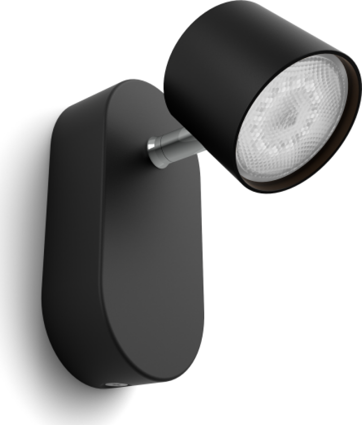 Star Single Spot 4,5W dimbar, svart