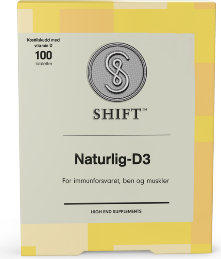 SHIFT Naturlig-D3 80 µg Tabletter, 100 stk.
