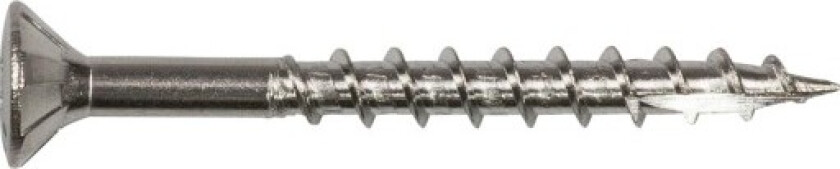 NKT Skrue med undersenket hode, A4 syrefast, 5,0 x 70 mm - 100 stk