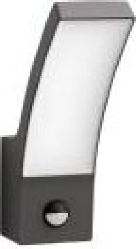 Splay Vegglampe med sensor 12W 2700K IP44, antrasitt
