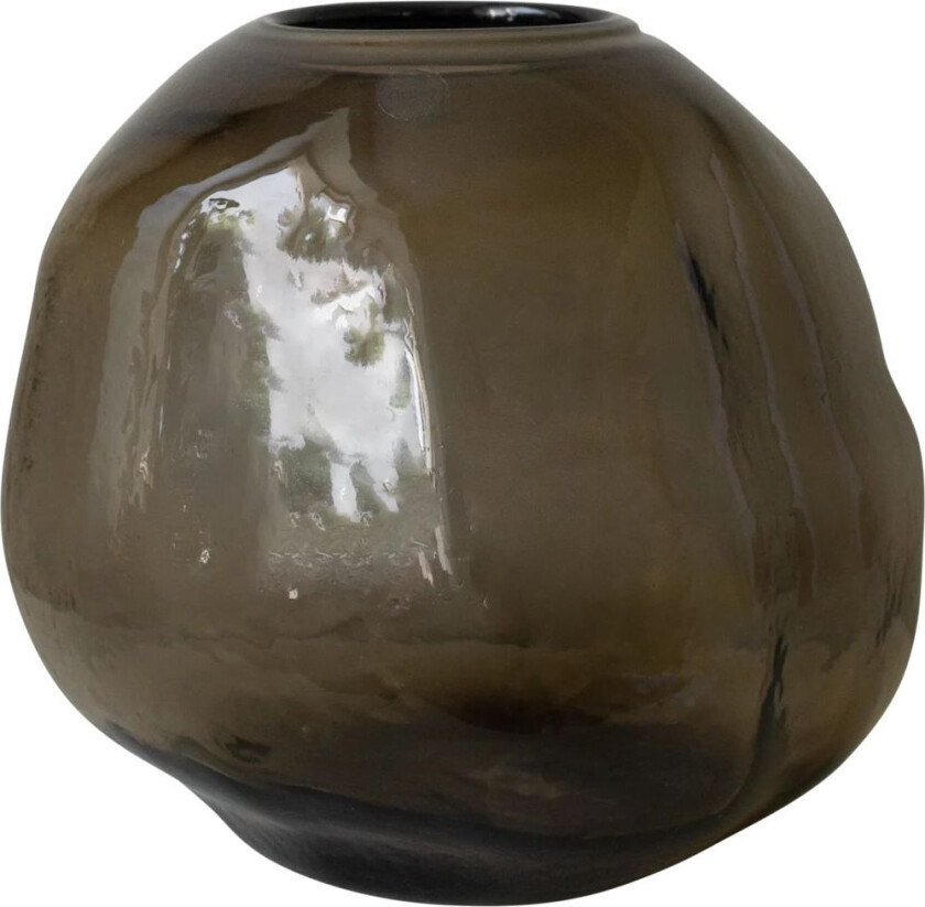 Pebble vase brun Stor Ø 28 cm