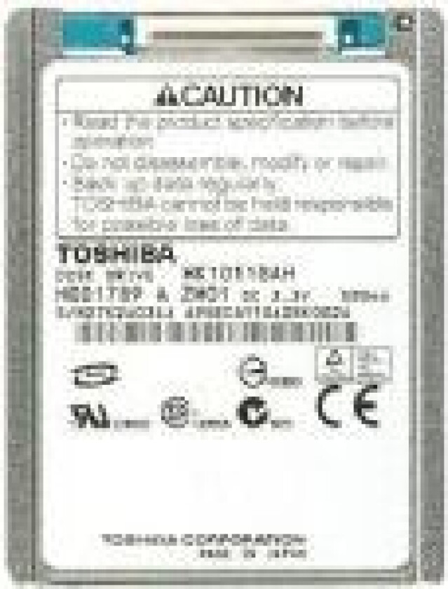 MK1011GAH - Harddisk - 100 GB - intern - 1,8 - ATA-100 - 4200 rpm - buffer: 8 MB