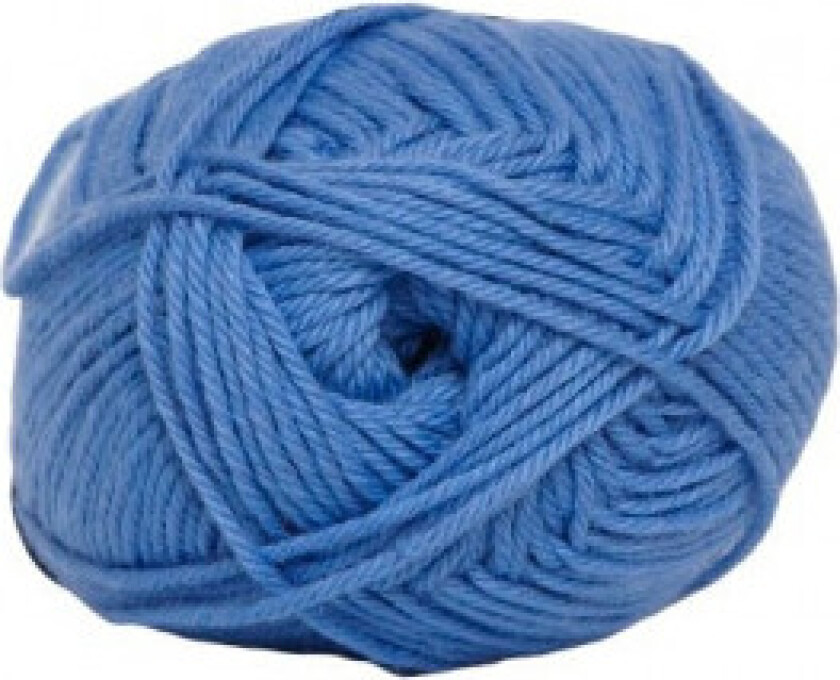 Cotton No. 8 Garn 621 Lys Denim Blå