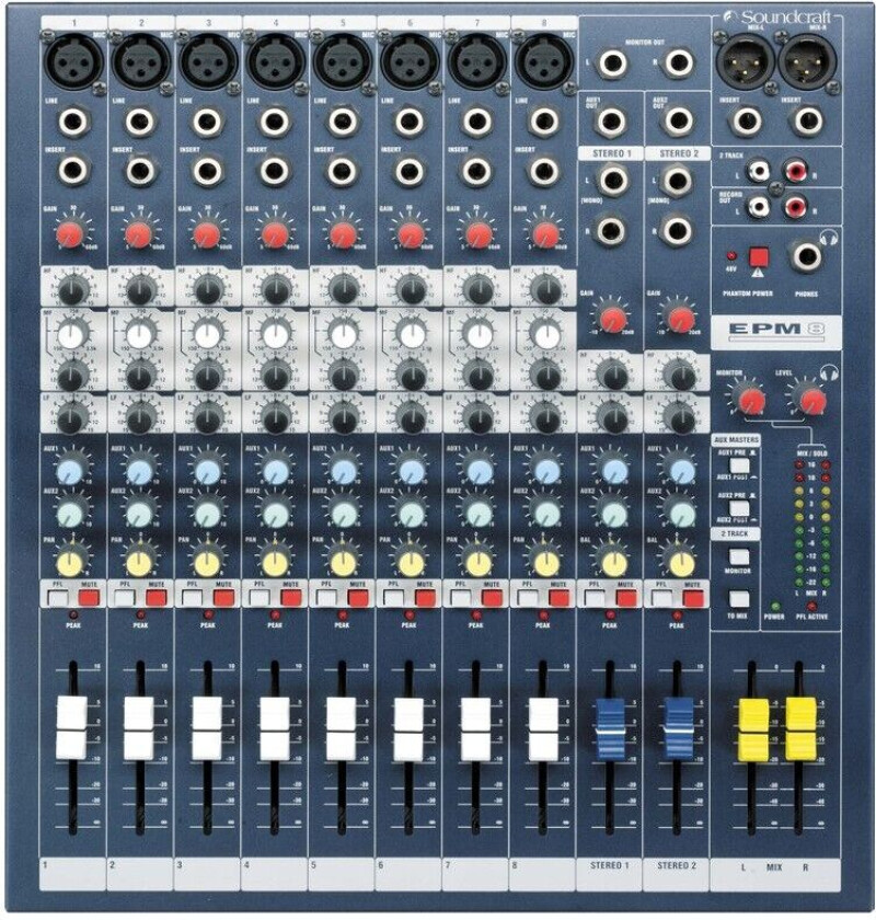 EPM8 8-kanals mikser