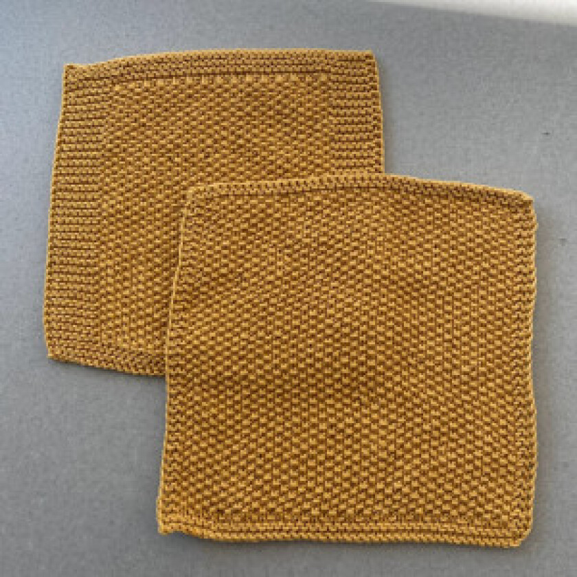 Bilde av Kjøkkenklut i Perlestrik av Rito Krea - Kluter Strikkeoppskrift 25x25 - 25x25 cm