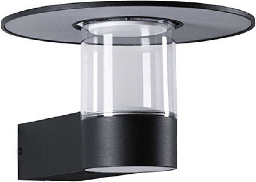 Sienna 94834 LED-udendørs vægbelysning med bevægelsessensor LED (RGB) 3 W Antracit