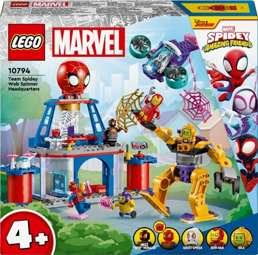 Lego Marvel Spidey - Team Edderkoppens Spindelvev-Hovedkvarter 10794