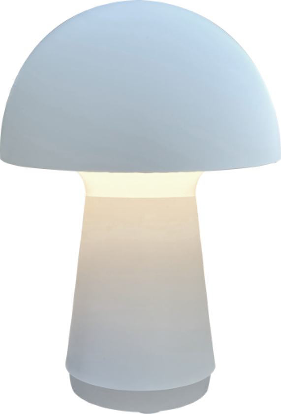 Oppladbar berøringslampe Silkematt hvit, inkludert USB-kabel