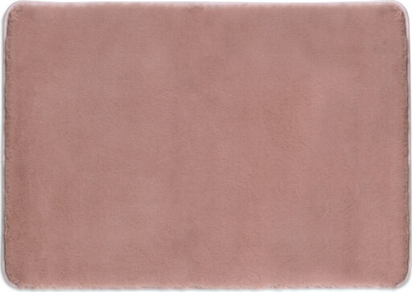 Fuzzy badematte, 40x60 cm, rosa