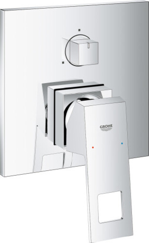GROHE Eurocube etthånds frontplate for smartbox 3-veis