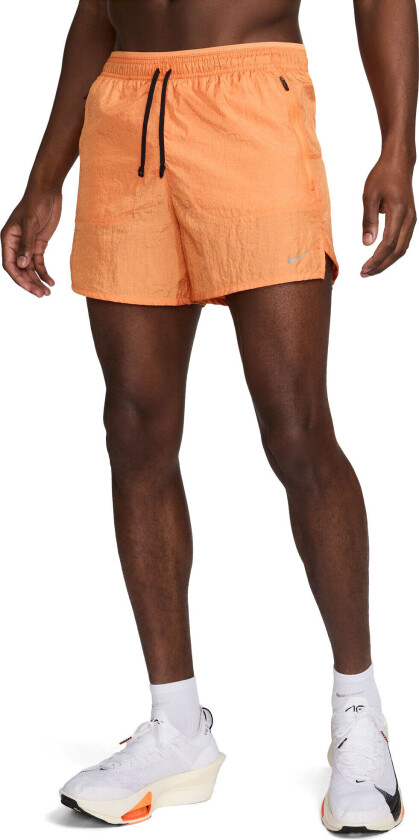 Stride Running Division 5" Shorts Herre Bright Mandarin/Black/Black Reflective L