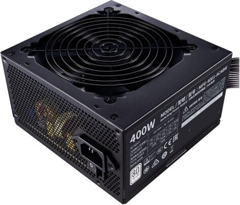 MWE White V2 400 Strømforsyning (PSU) - 400 Watt - 120 mm - 80 Plus White sertifisert
