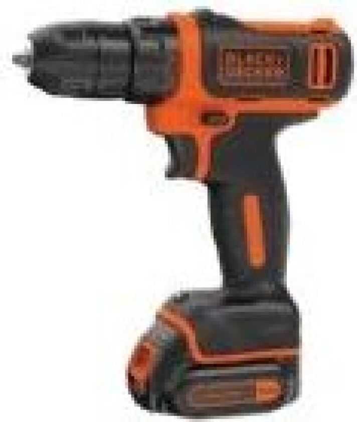 BDCDD12KB-QW - Drill/driver - trådløs - nøkkelfri borhylse 10 mm - 26 N·m - 2 batterier - 10.8 V