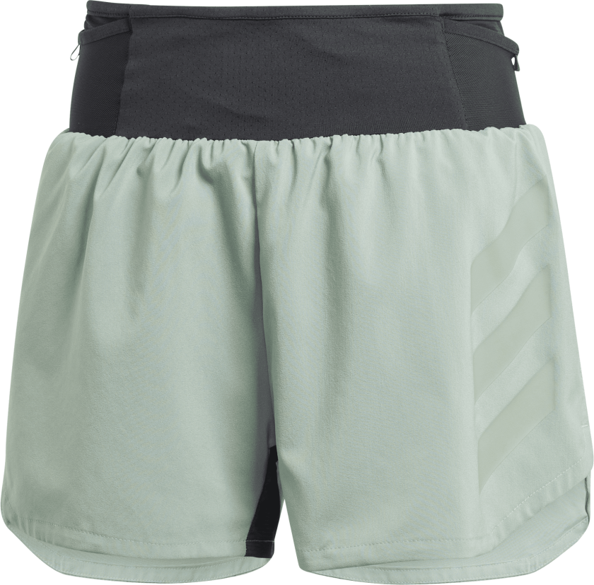 Women's Terrex Agravic Trail Running Shorts Silver Green XL 3, Silver Green