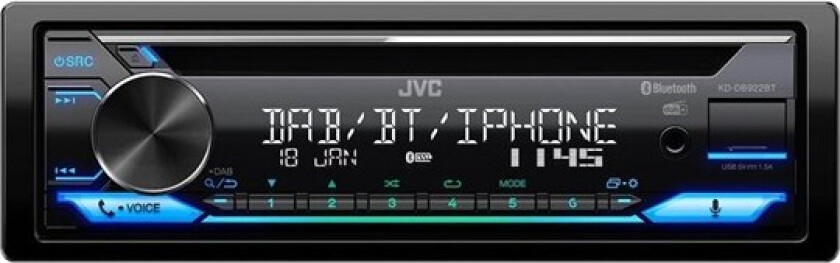 KD DB922BT - Bilradio