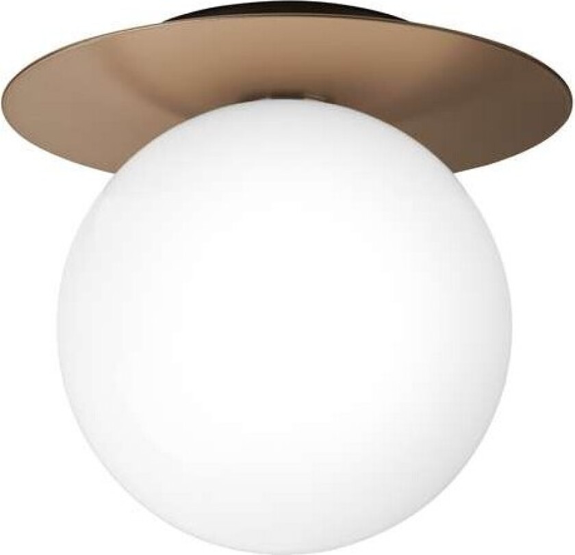 Liila 1 Vegg/Taklampe - large - bronse / opal