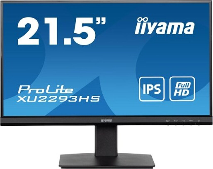 22" iiyama ProLite XU2293HS-B5 - LED monitor - Full HD (1080p) - 22" - 3 ms - Skjerm