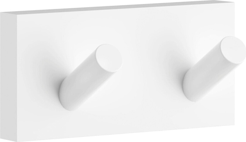 House håndkleknagg, matt hvit