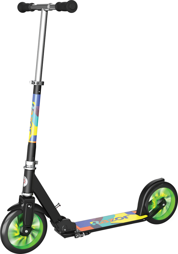 Scooter A5 Lux Light-Up Barberhøvel 13073033 Svart Grønn Flerfarget