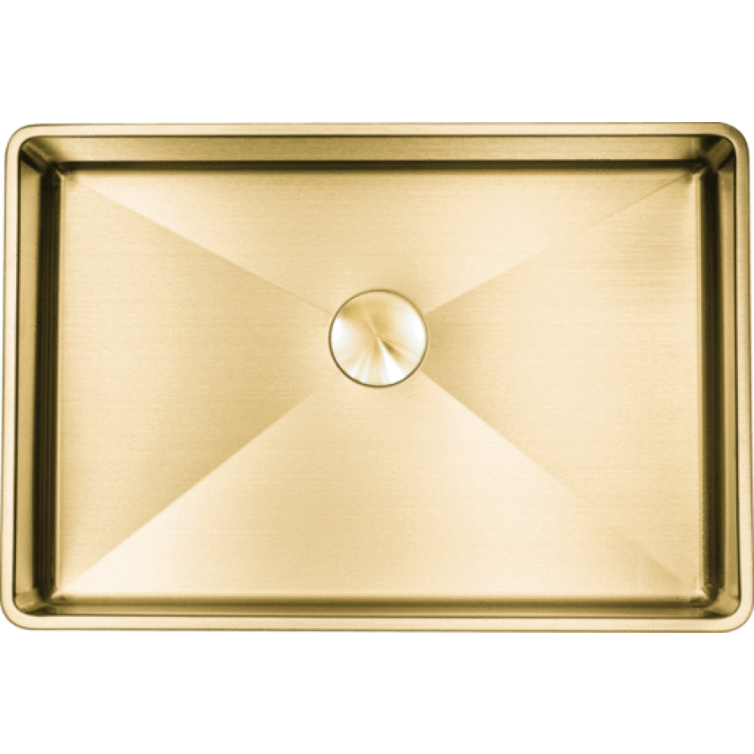 High servant, 47x32 cm, messing