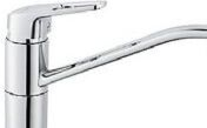 FMM siljan køk lav tud 9l.g3/8 - m/koldstart, soft closing, keramisk patron, lav tud=241 mm.