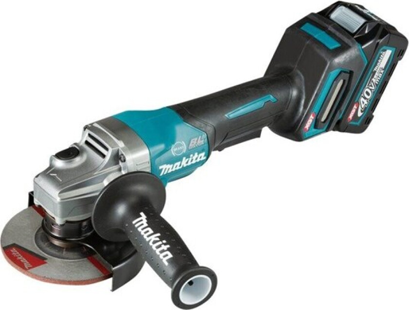 GA013GM201 - angle grinder - cordless - 125 mm - 2 batteries included charger