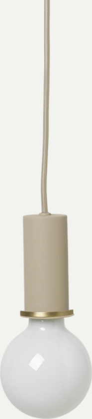 Ferm Living Socket takpendel lav - cashmere