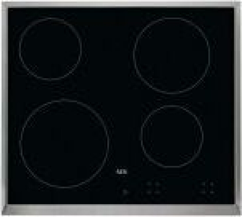 HK624000XB, Sort, Innebygget, Halogen, 4 zone(s), 4 zone(s), Normal