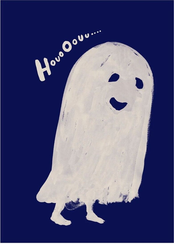 HouoOouu white plakat 50 x 70 cm