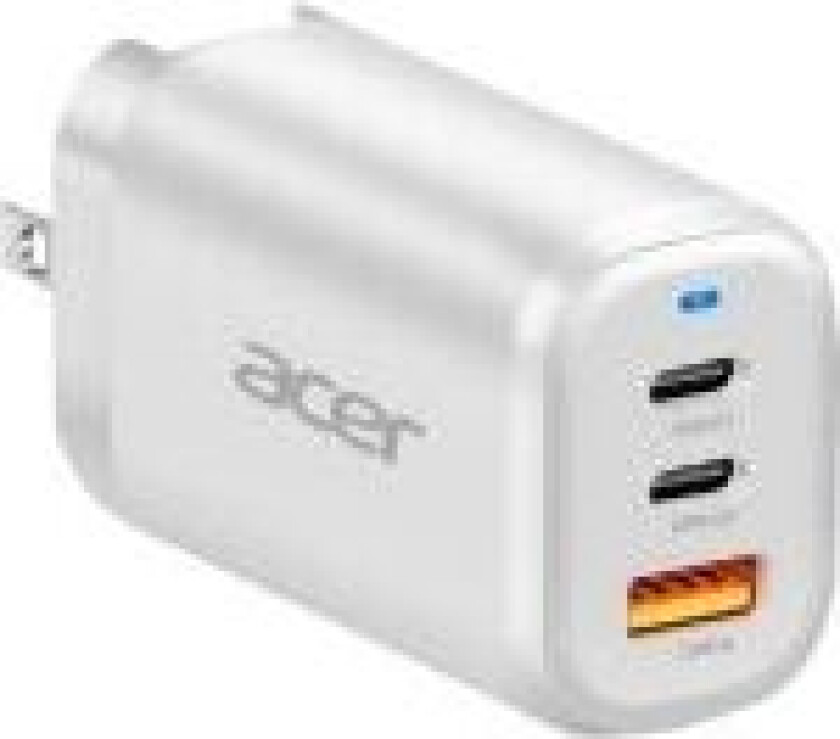 65W-19V lader med 3 porter og GaN Tech, EU / UK-kontakt